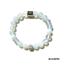 Load image into Gallery viewer, Opalite X Iridescent Crystal Womens Bracelet
