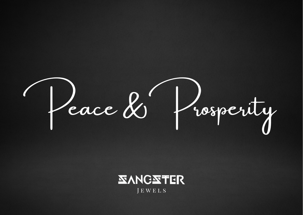SANGSTER JEWELS E-GIFT CARD 'PEACE & PROSPERITY' - £10 £25 £50 £100