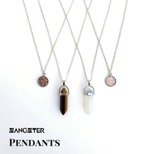 Load image into Gallery viewer, Bronze Crystal Womens Pendant Necklace
