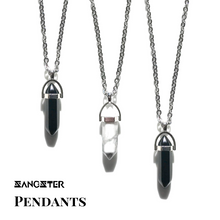 Load image into Gallery viewer, Black Onyx Mens Pendant Necklace