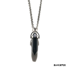 Load image into Gallery viewer, Black Onyx Mens Pendant Necklace