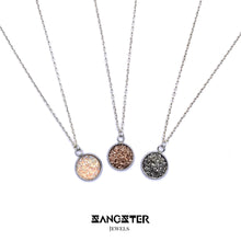 Load image into Gallery viewer, Bronze Crystal Womens Pendant Necklace
