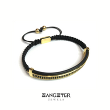 Load image into Gallery viewer, Pavé Gold Mens Bracelet