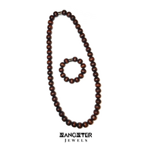 Load image into Gallery viewer, Umber AFRIKA Mens Wood Beads