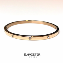 Load image into Gallery viewer, Pavé Rose Gold Womens Bracelet